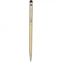 Ore aluminium balpen met stylus (blauwe inkt)