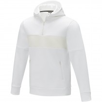 Sayan anorak heren sweater met halve rits en capuchon