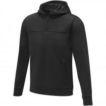 Sayan anorak heren sweater met halve rits en capuchon